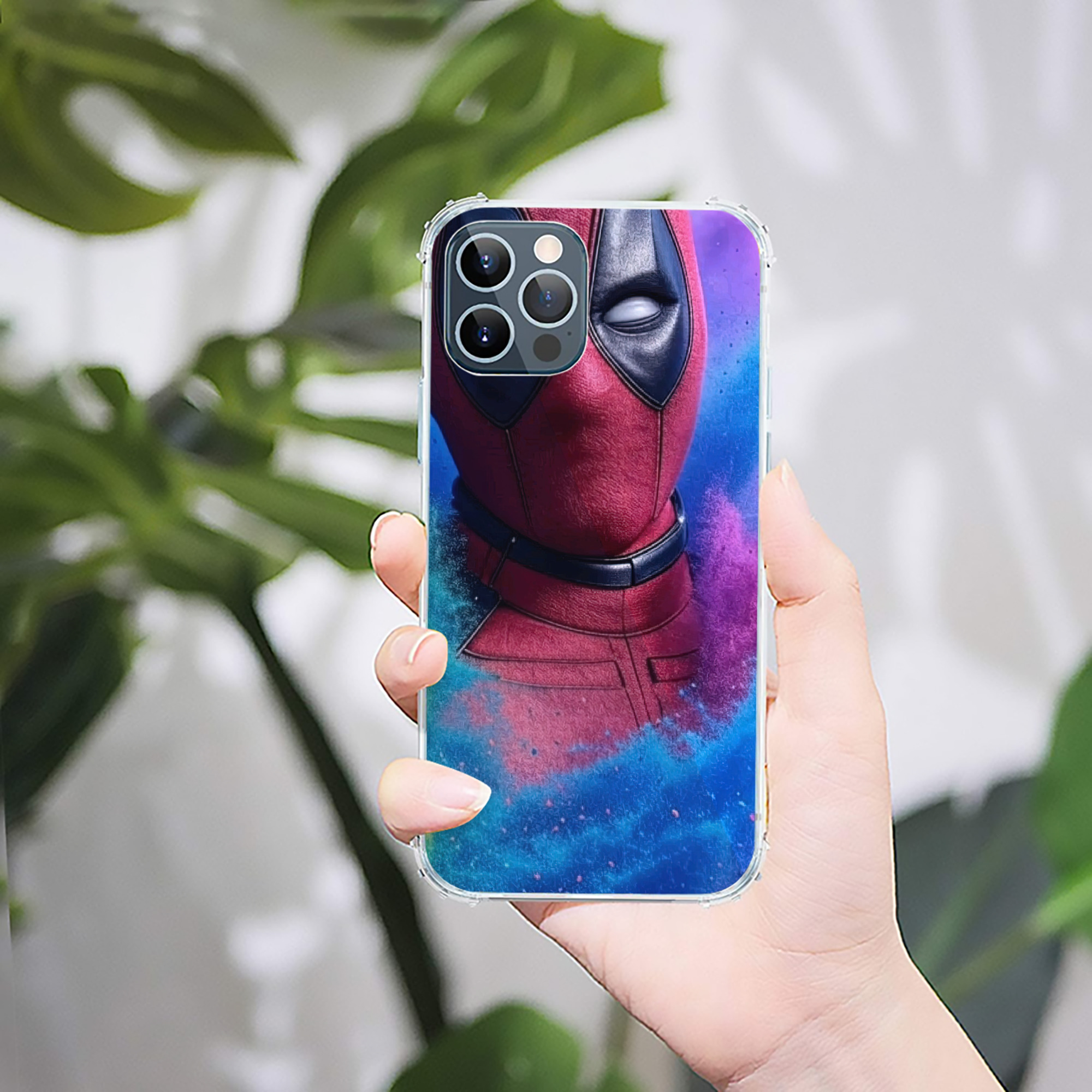 （画像用） Deadpool デッドプール 【iPhone 12シリーズ対応】透明スマホケース（クリアソフトケース）